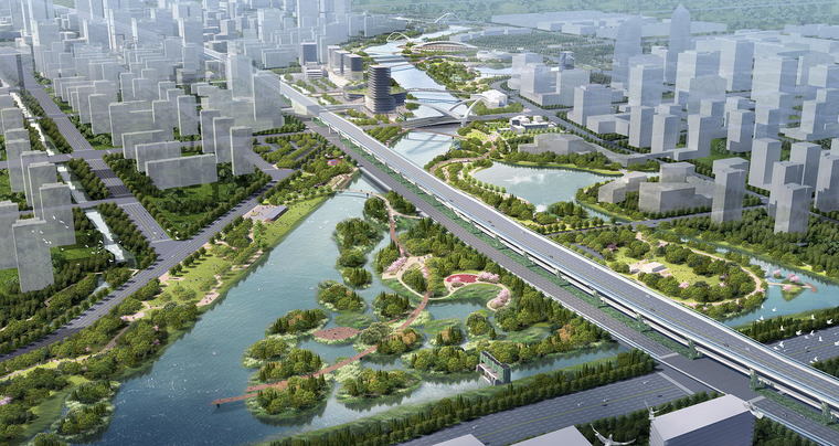 桥西水泥轻质隔墙板安装案例之宁波奉化生态滨江公园